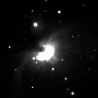 Prachoplynná mlhovina M42
