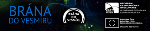 Banner projektu Brána do vesmíru