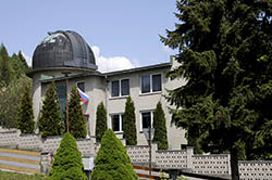 Pohled na objekt Kysucké hvězdárny.