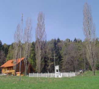 Klasická meteorologická stanice v Městě Albrechticích-Žárech