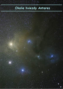 Okolie hviezdy Antares