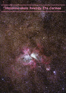 Hmlovina okolo hviezdy Eta Carinae